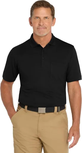 CornerStone Unisex Industrial Snag-Proof Pique Pocket Polo | Short Sleeve Collared Shirt for Men & Women, Relaxed Fit