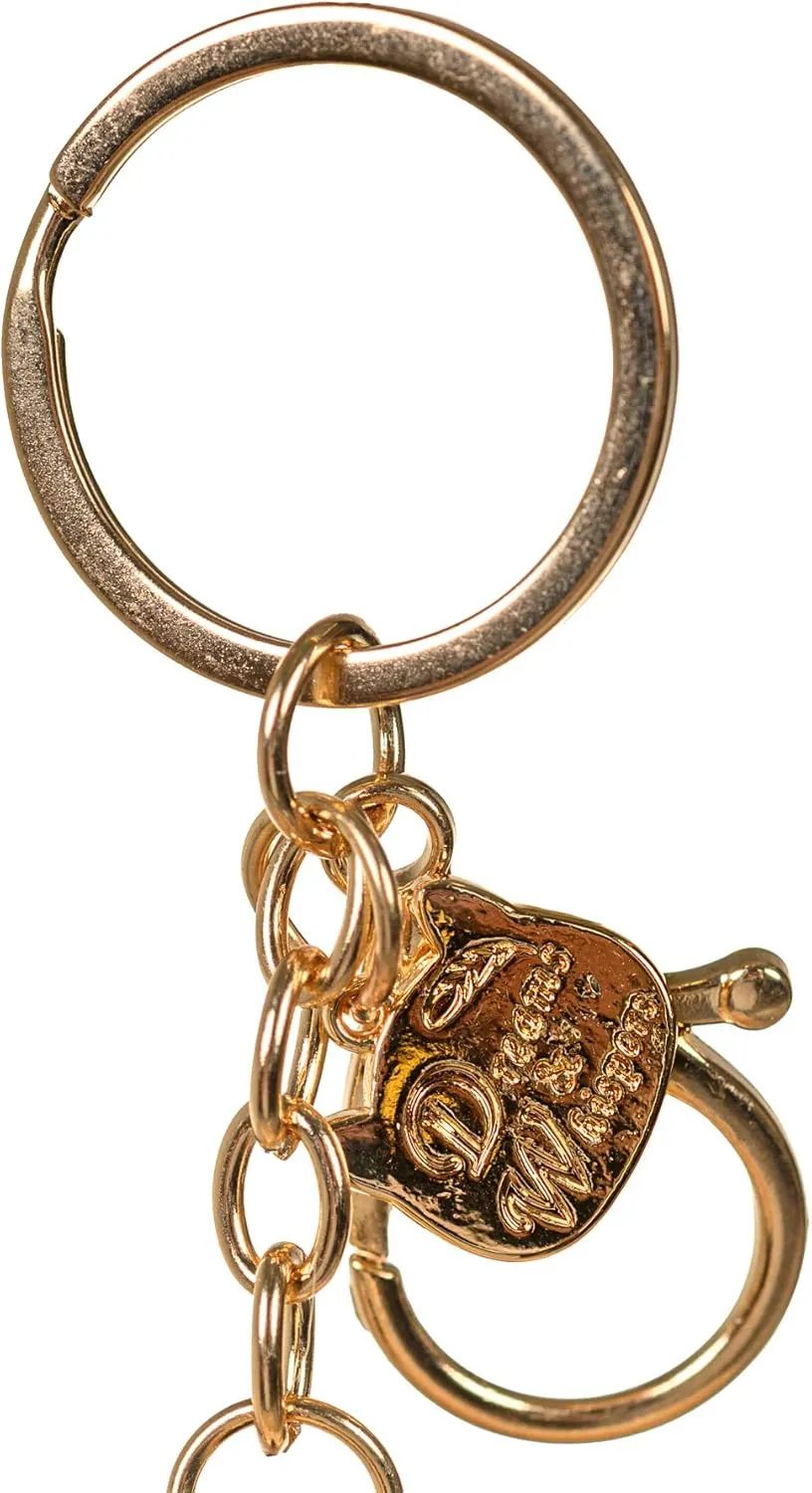 Faux Fur Ball Pom Pom Key Chain Ring for Women Bag Pendant