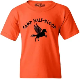 shop4ever Camp Half Blood Youth's T-Shirt Demigod Child's Tee