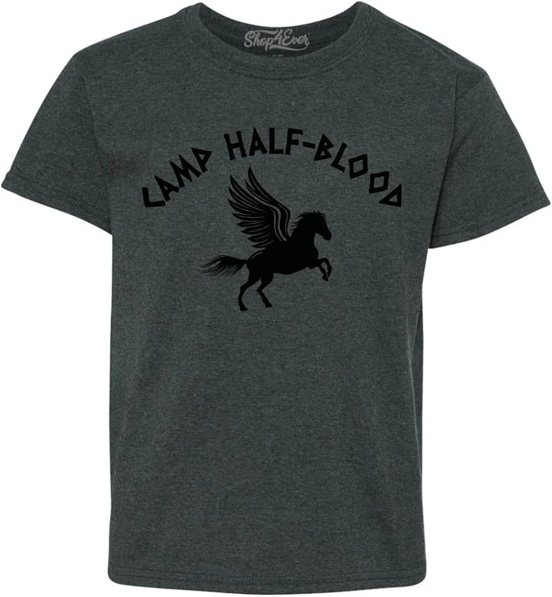 shop4ever Camp Half Blood Youth's T-Shirt Demigod Child's Tee